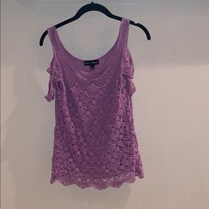 ♥️Sexy top like new lavender off the shoulde…